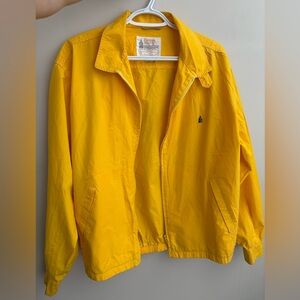 Vintage London Fog Men's Yellow Lightweight Jacket